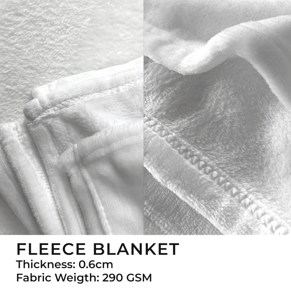 Mom Dad Custom Photo Upload Blanket