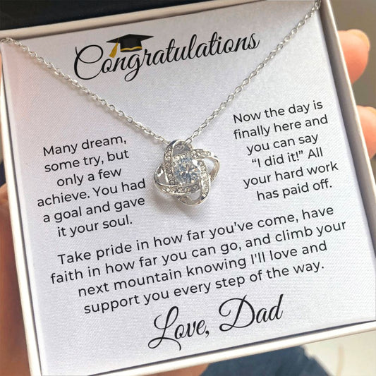 Graduation Gift For Her | Be Proud Necklace 0850LT1