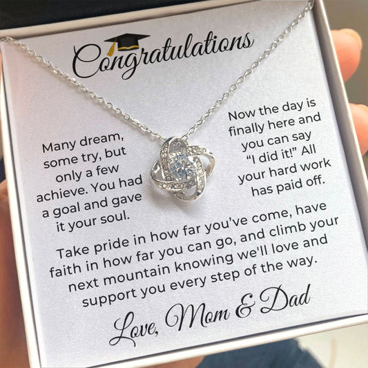 Graduation Gift For Her | Be Proud Necklace 0851LT1