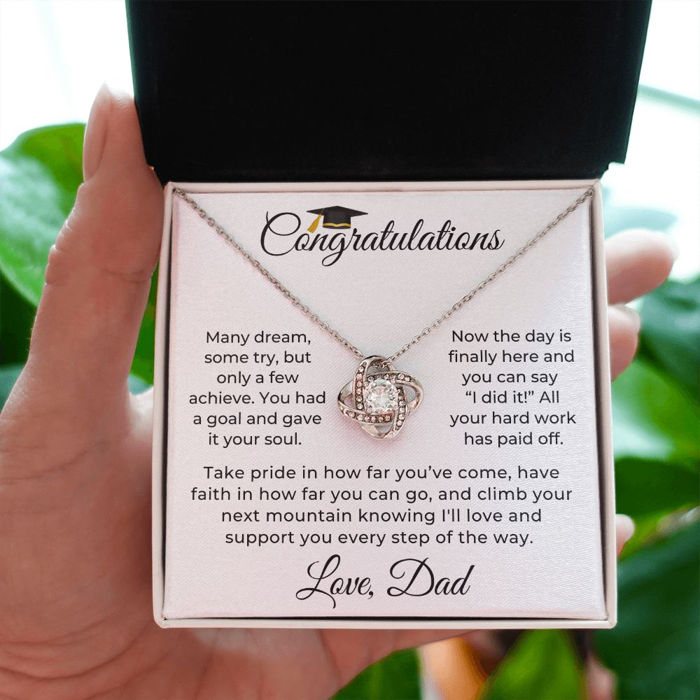 Graduation Gift For Her | Be Proud Necklace 0850LT1