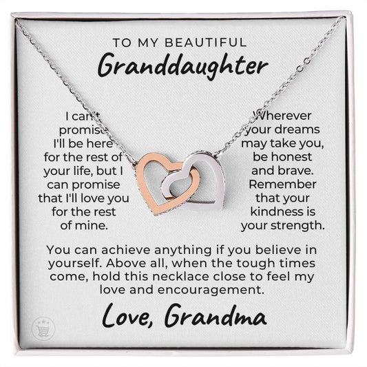 Granddaughter Gift From Grandma | My Promise Necklace 0716HT1