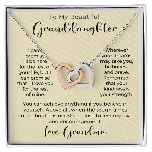 Granddaughter Gift From Grandma | My Promise Necklace 0546HT6