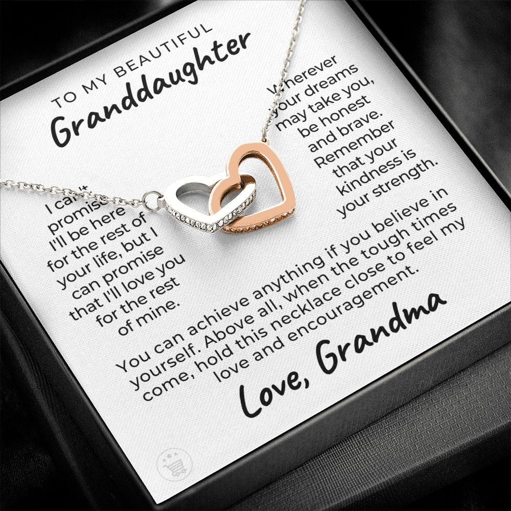 Granddaughter Gift From Grandma | My Promise Necklace 0716HT1