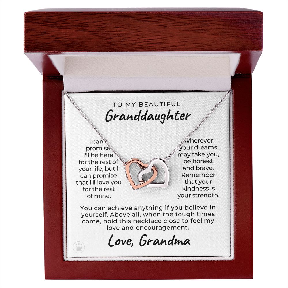 Granddaughter Gift From Grandma | My Promise Necklace 0716HT1