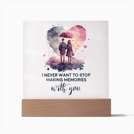 Anniversary Gift | With You Acrylic Plaque 011T4-ACS
