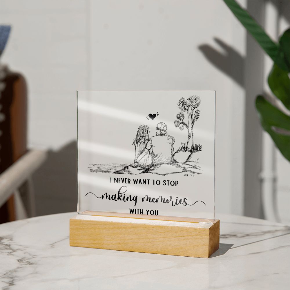 Anniversary Gift | With You Acrylic Plaque 011T5-ACS