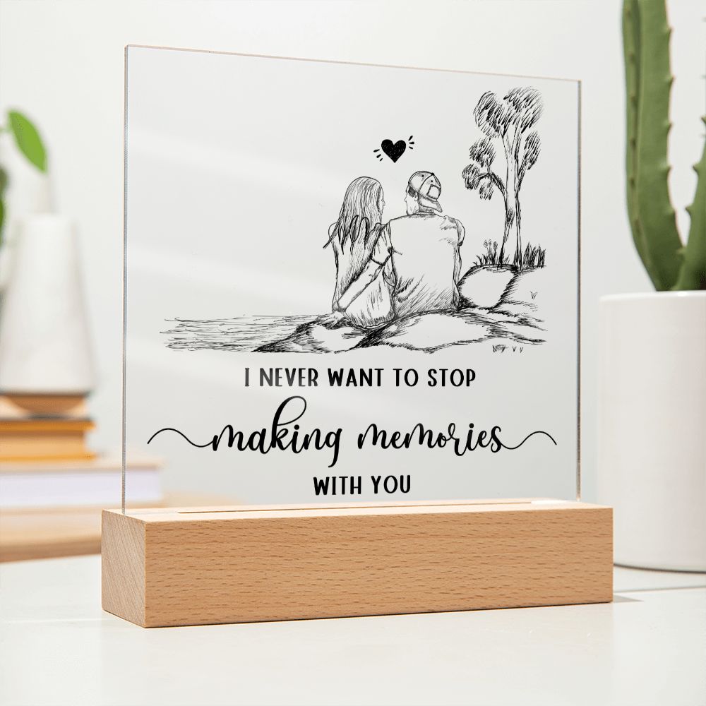 Anniversary Gift | With You Acrylic Plaque 011T5-ACS