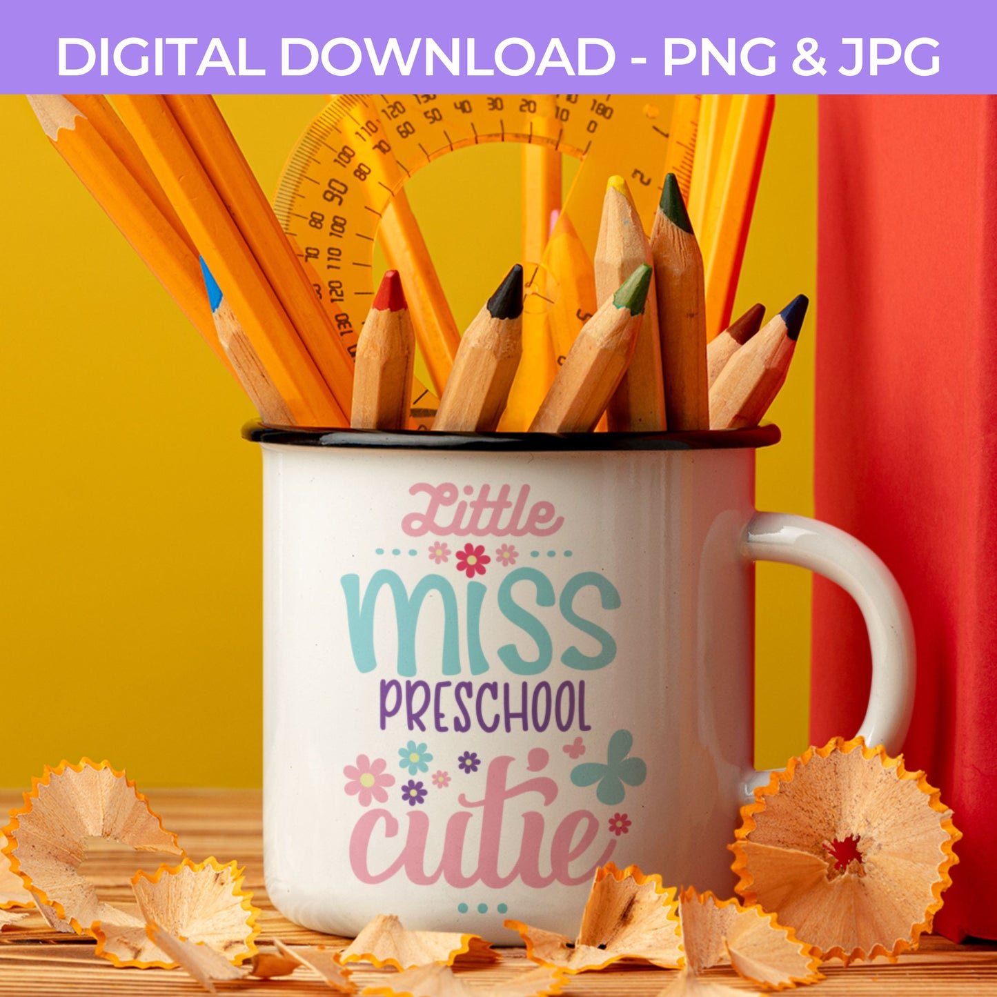 Back To School | Little Ms. Preschool SVG, PNG, JPG Teacher School, Digital Download 068