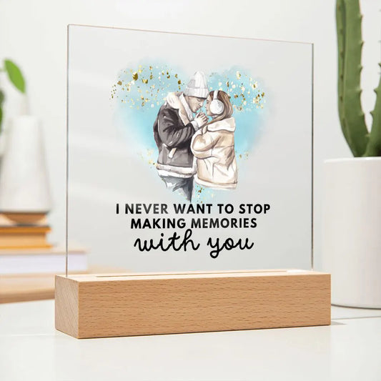 Anniversary Gift | With You Acrylic Plaque 011T3-ACS