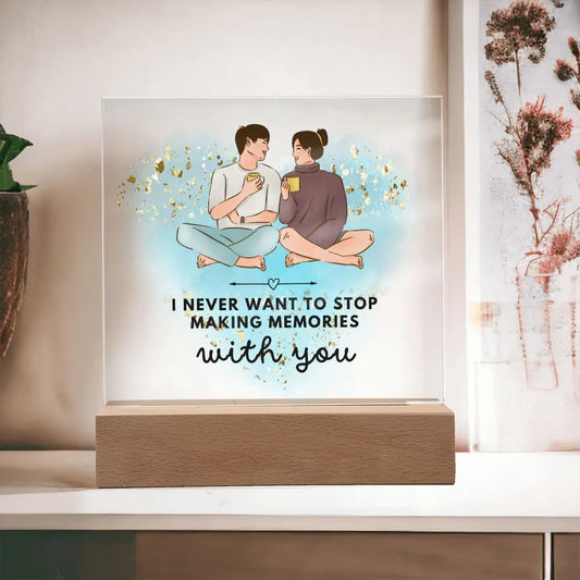 Anniversary Gift | With You Acrylic Plaque 011T2-ACS