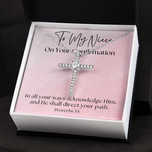 Confirmation Gift For Girl | Your Path Cross Necklace 0819CN