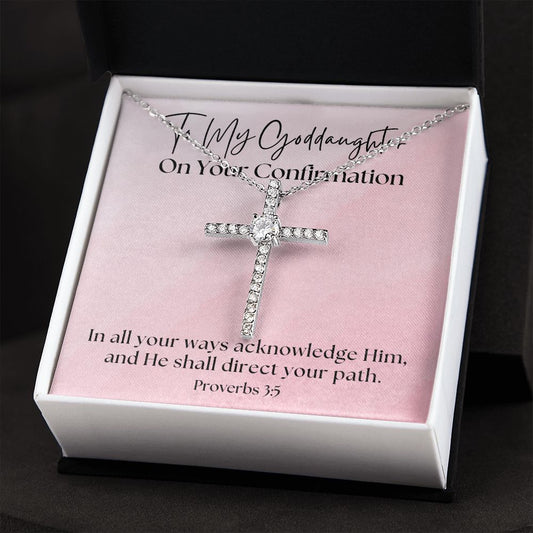 Confirmation Gift For Girl | Your Path Cross Necklace 0818CN