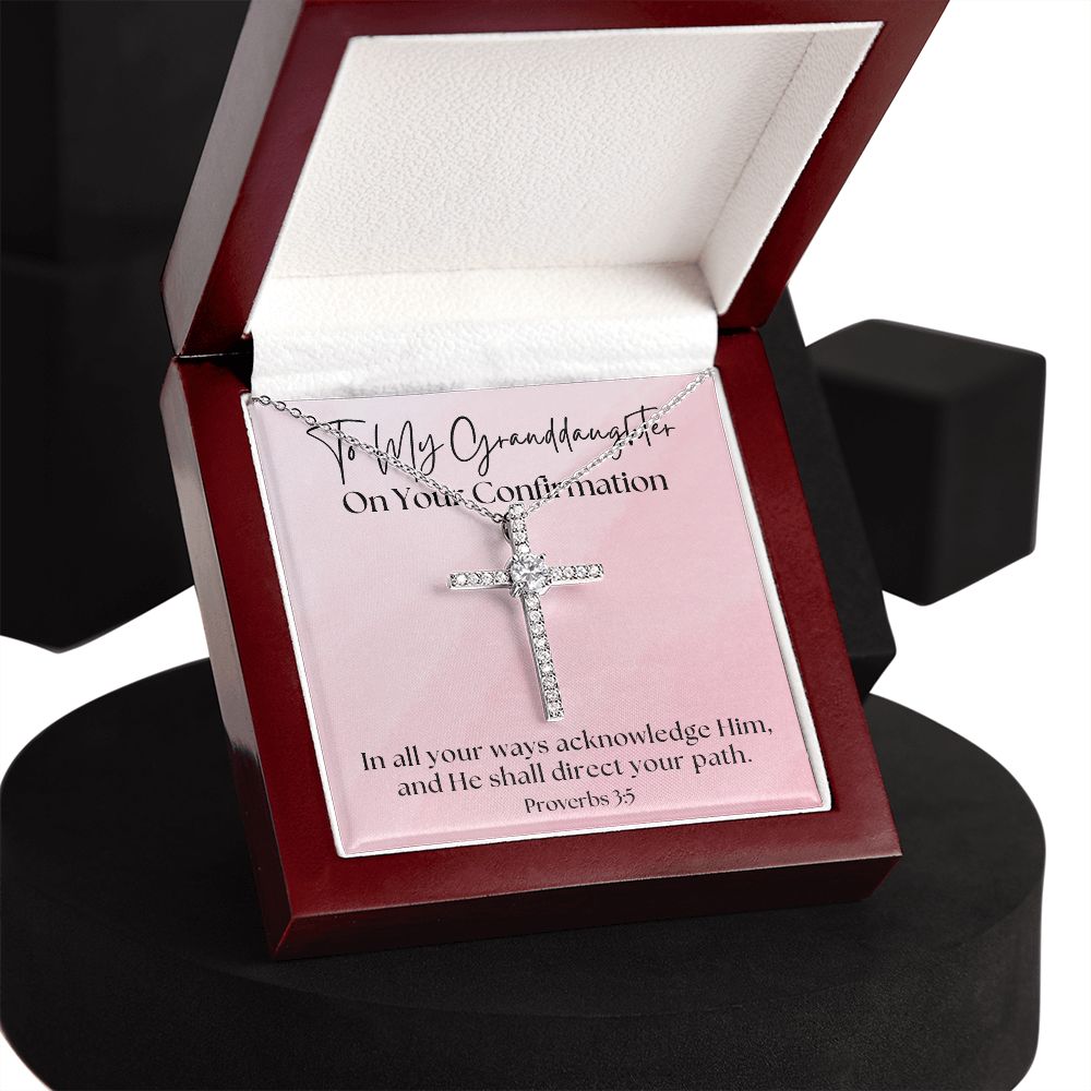 Confirmation Gift For Girl | Your Path Cross Necklace 0817CN