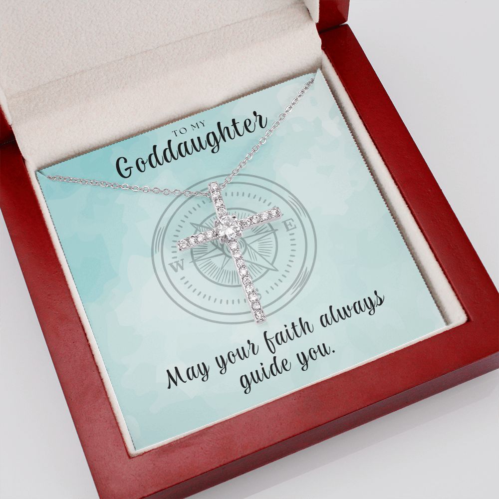 Christian Gift For Her | Faith Cross Necklace 0812CN
