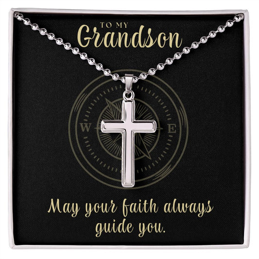 Christian Gift For Him | Faith Cross Necklace 0794CN