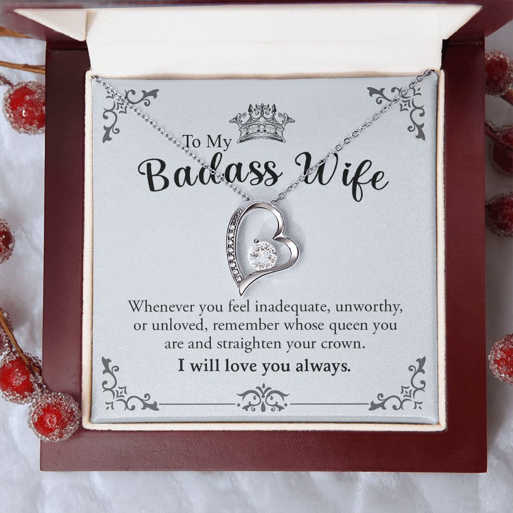 My Badass Wife | Most caring - Forever Love Necklace