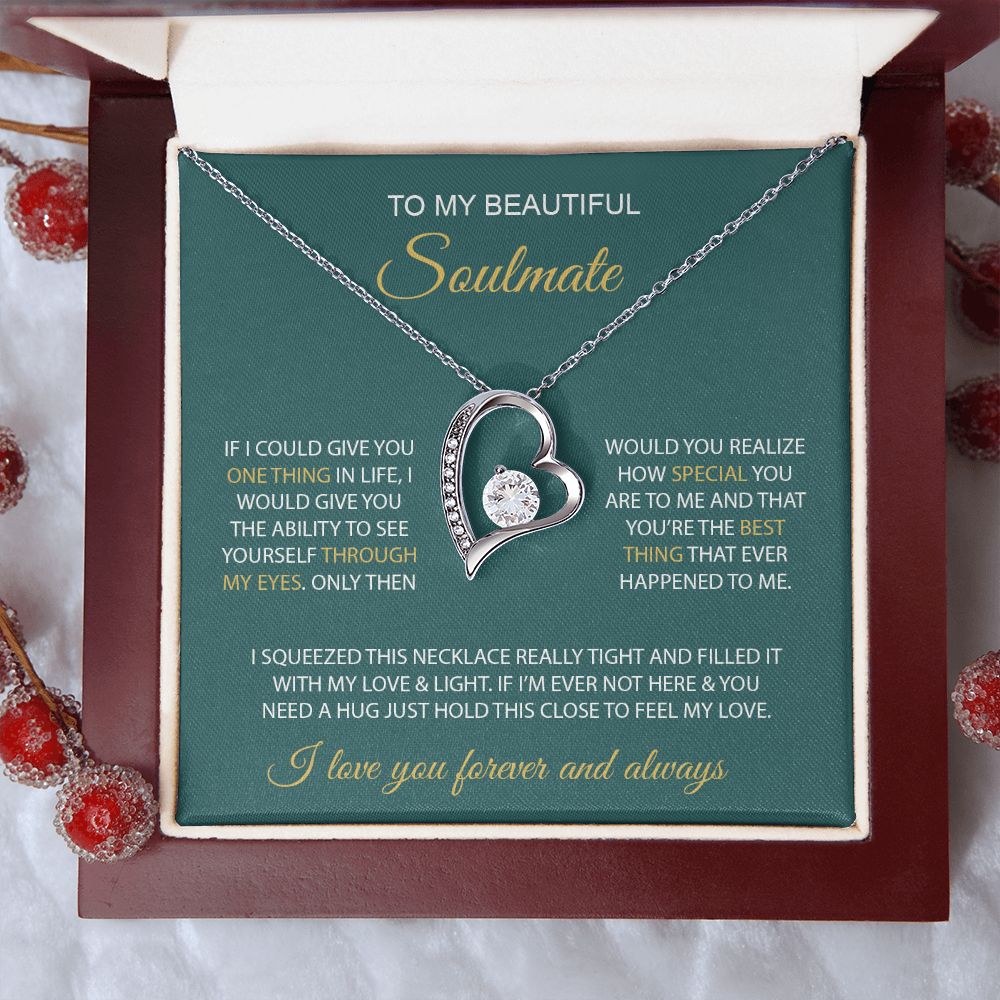 My Beautiful Soulmate | You are my everything - Forever Love Necklace
