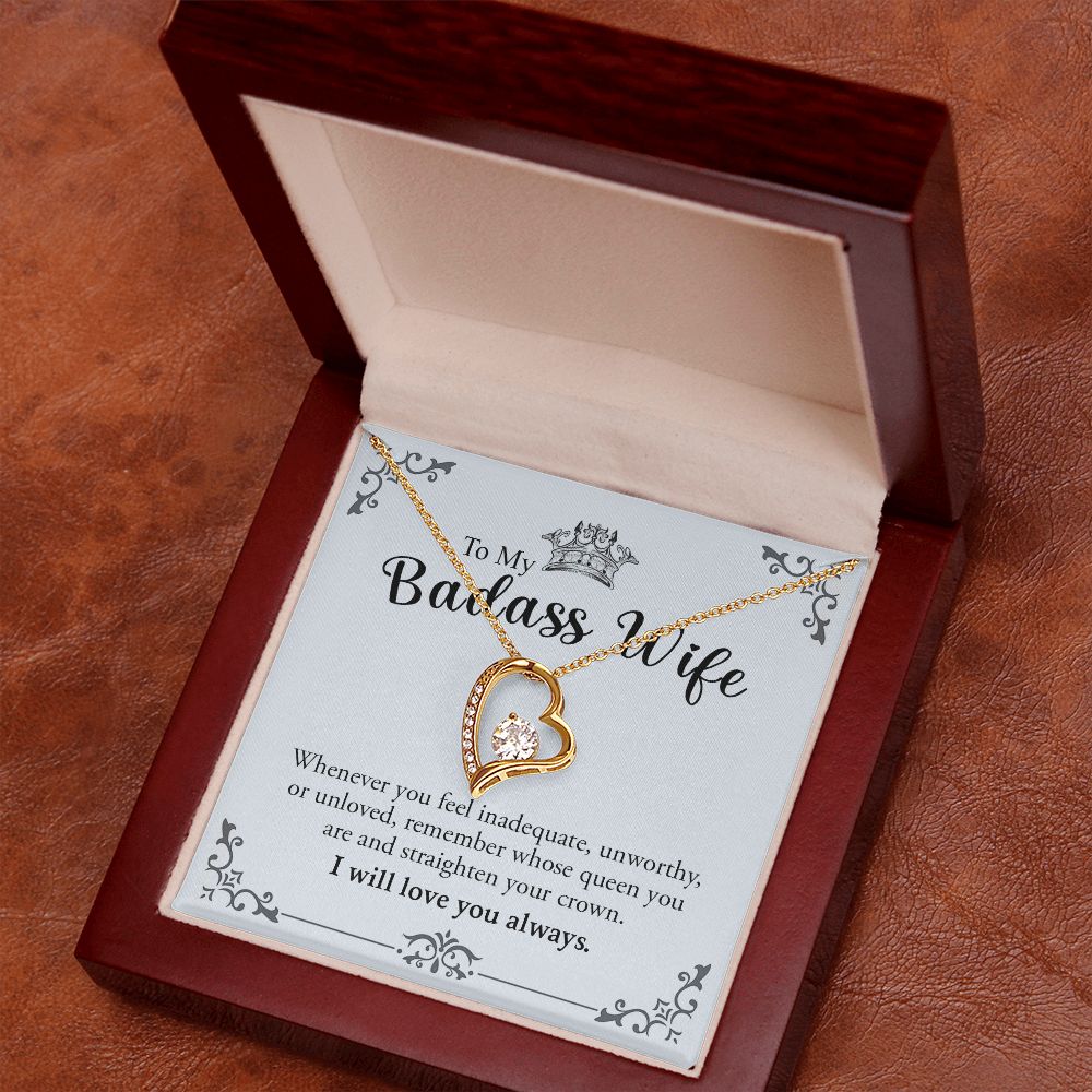 My Badass Wife | Most caring - Forever Love Necklace