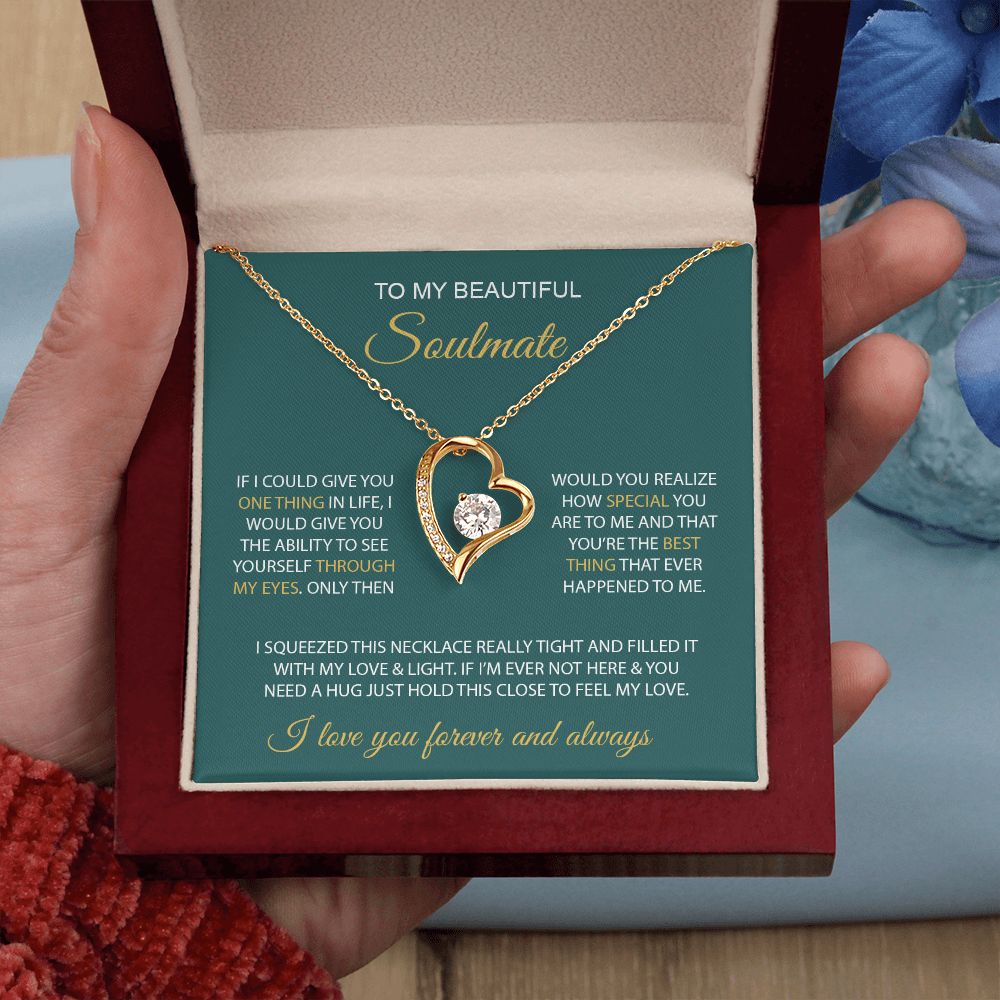 My Beautiful Soulmate | You are my everything - Forever Love Necklace