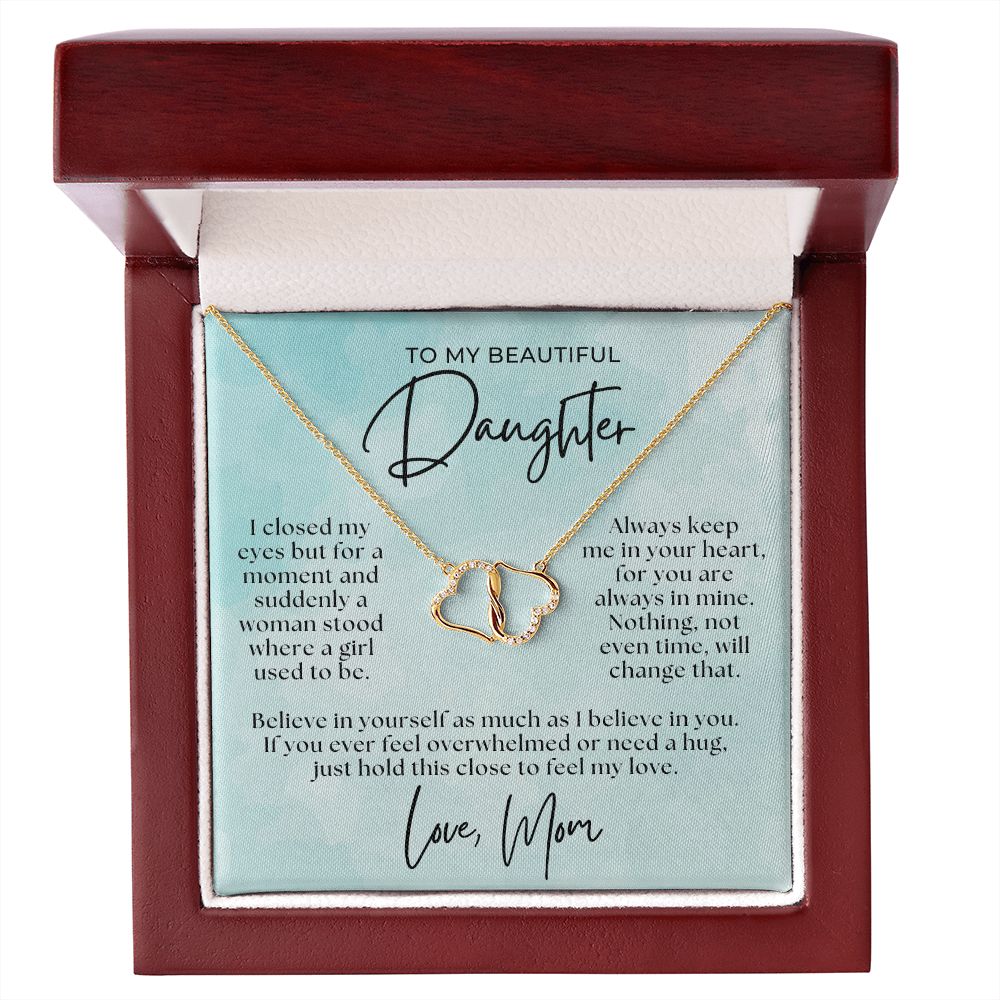 Daughter Gift | I Closed My Eyes Necklace 0726SGN