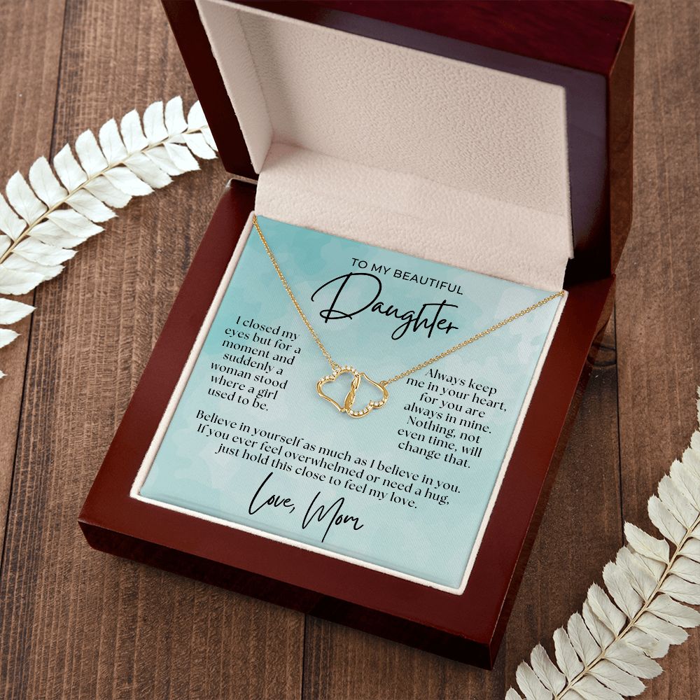 Daughter Gift | I Closed My Eyes Necklace 0726SGN