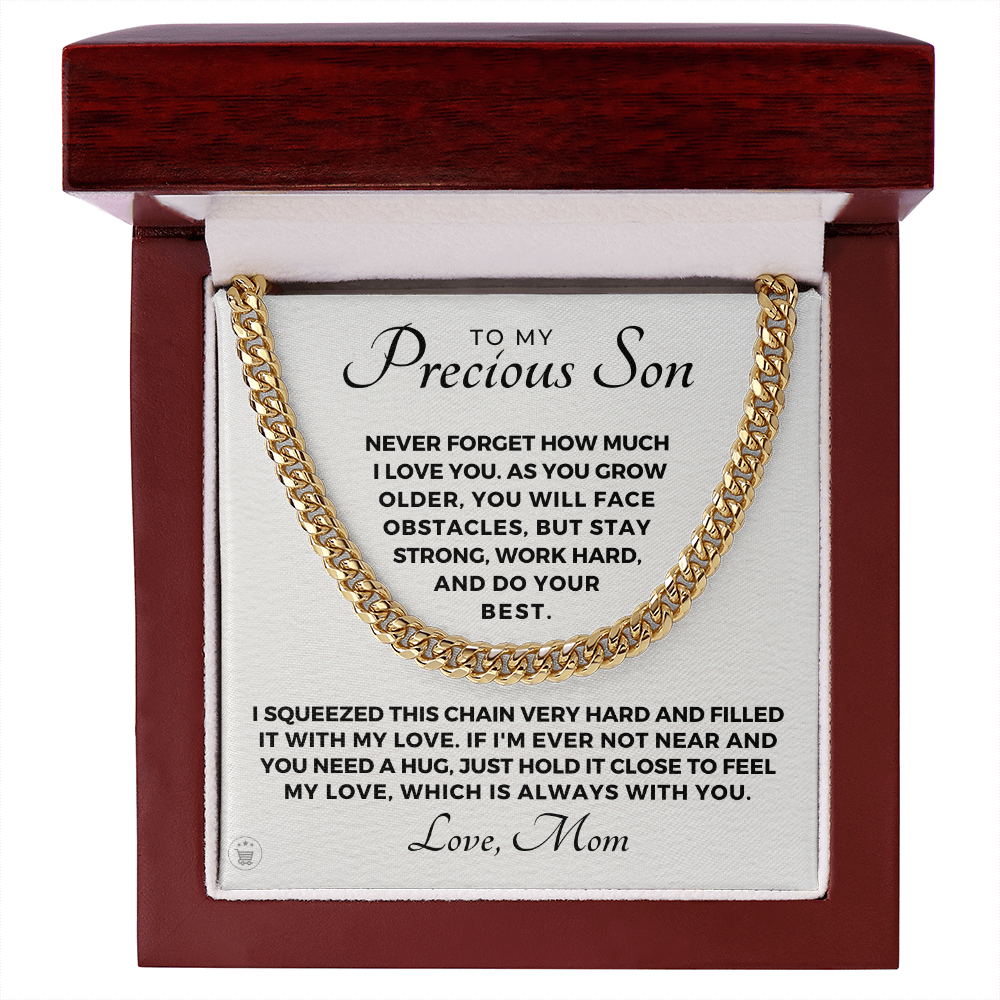 Gift for Adult Son From Mom | Best Things Cuban Link Chain 0598T1