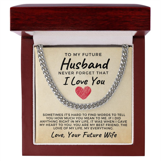 Soulmate Gift | Love Of My Life Cuban Link Chain 0771T10C