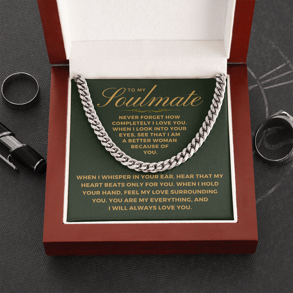Soulmate Gift | When I Cuban Link Chain 0569T9