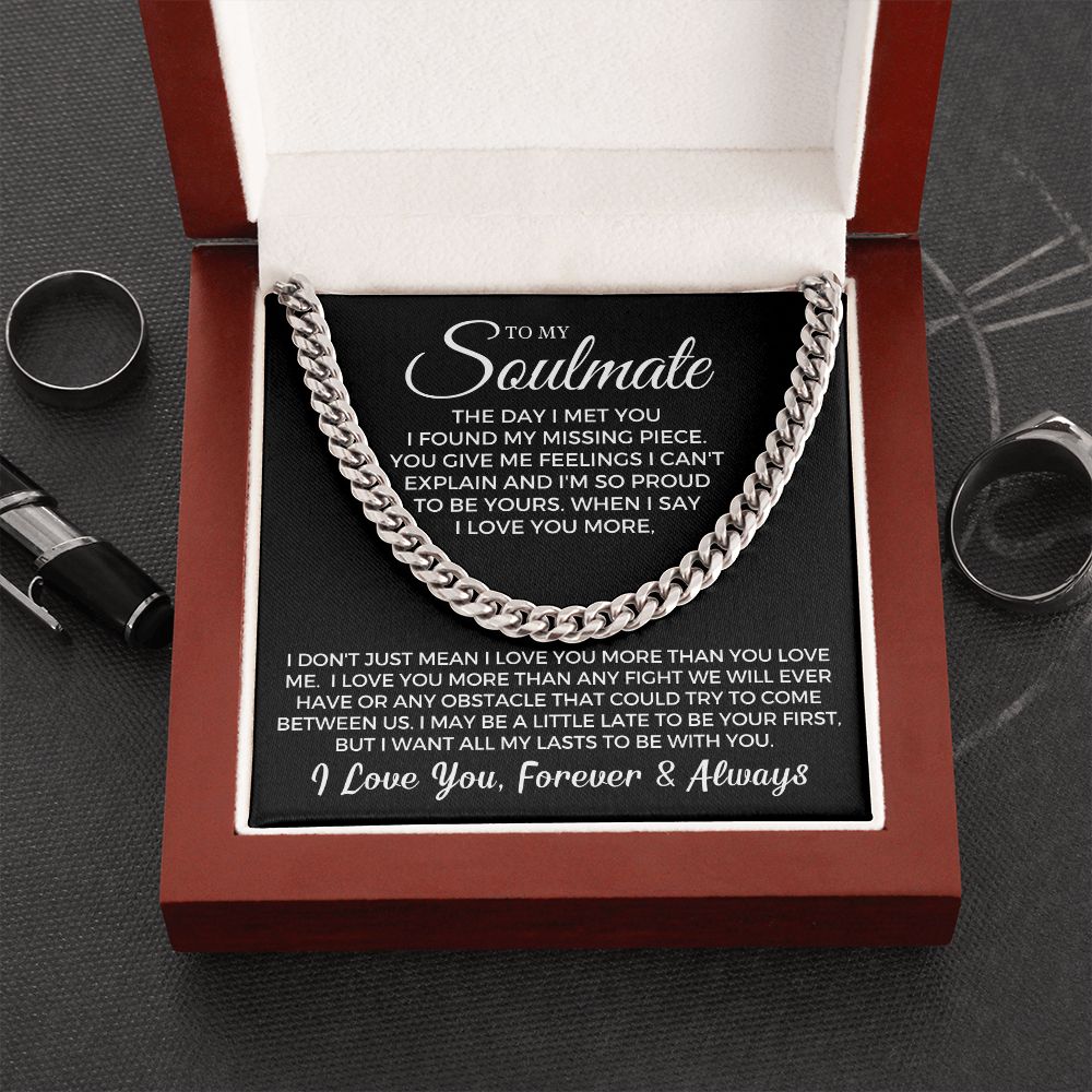 Soulmate Gift | Proud To Be Cuban Link Chain 0730T3C