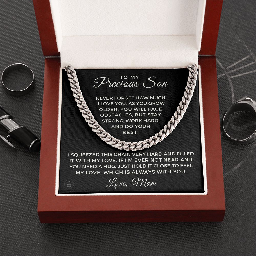 Gift for Adult Son From Mom | Best Things Cuban Link Chain 0598T18