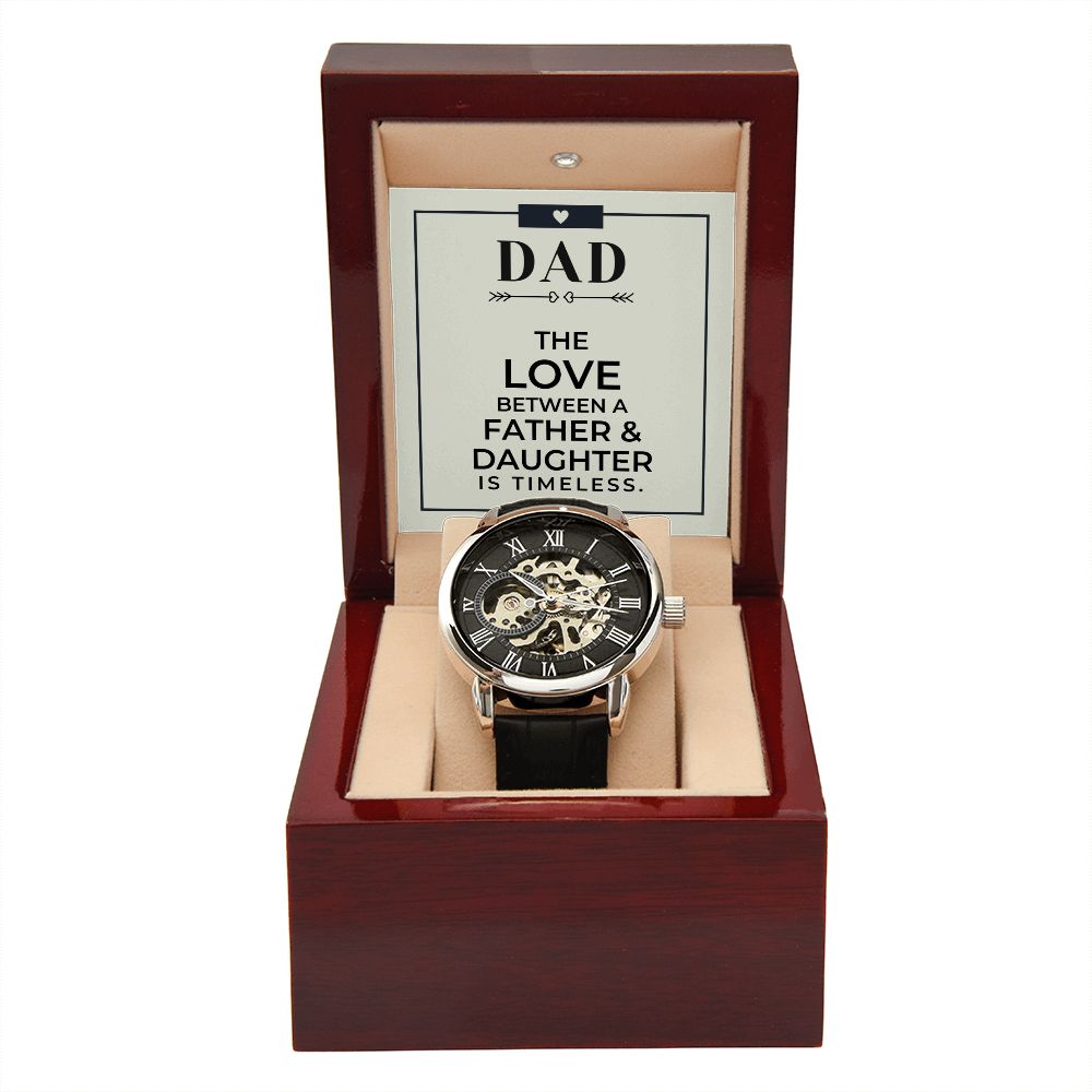 Gift For Dad From Daughter | Father and Daughter Men's Watch 0670T2