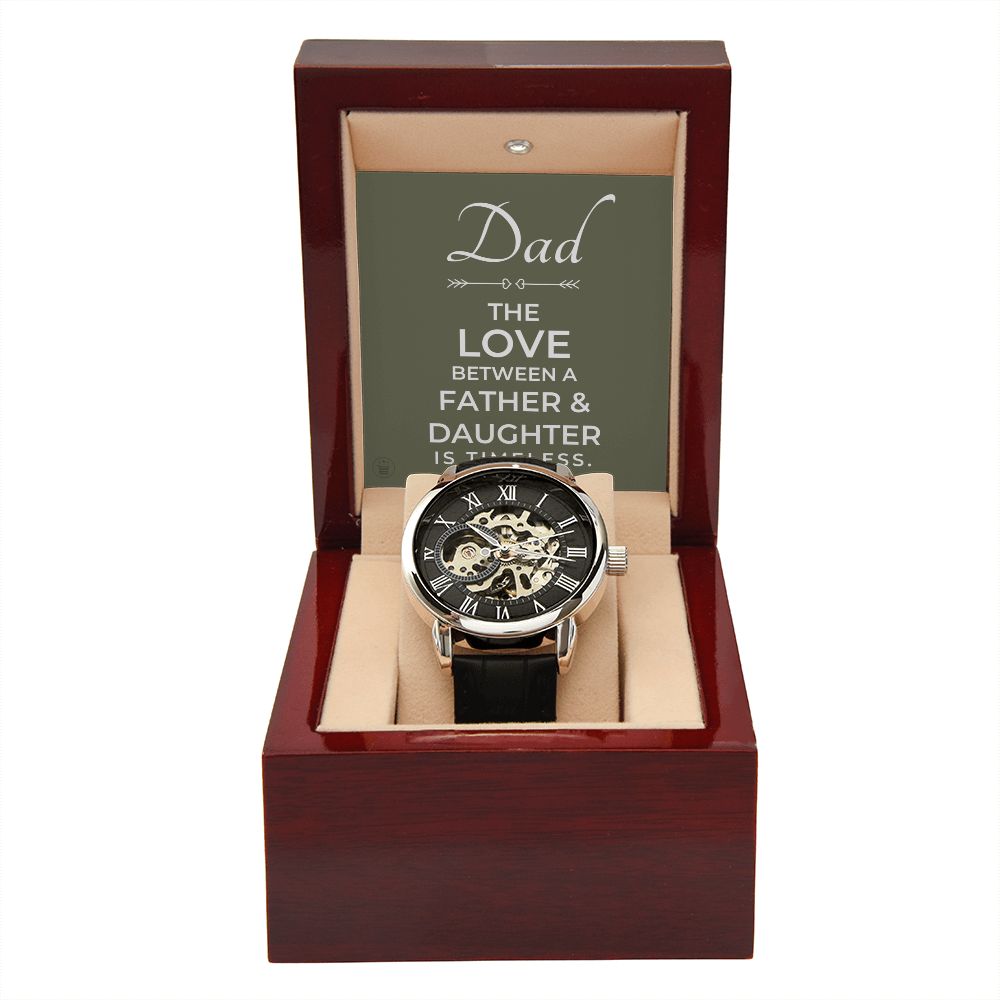 Gift For Dad From Daughter | Father and Daughter Men's Watch 0670T10