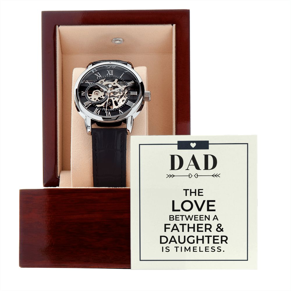 Gift For Dad From Daughter | Father and Daughter Men's Watch 0670T2