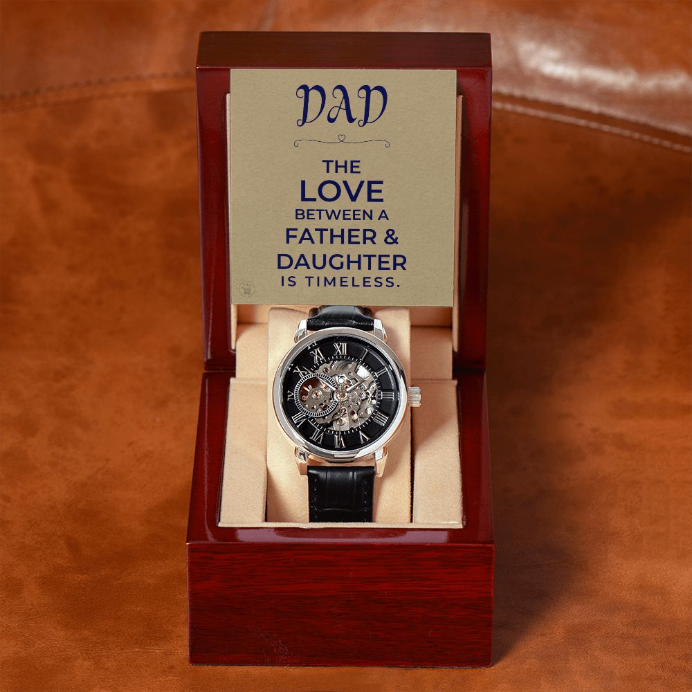 Gift For Dad From Daughter | Father and Daughter Men's Watch 0670T6