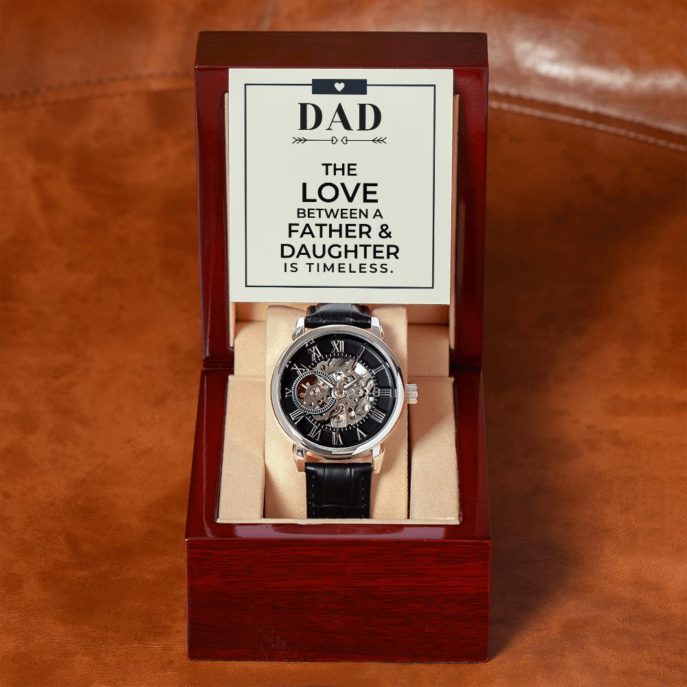 Gift For Dad From Daughter | Father and Daughter Men's Watch 0670T2