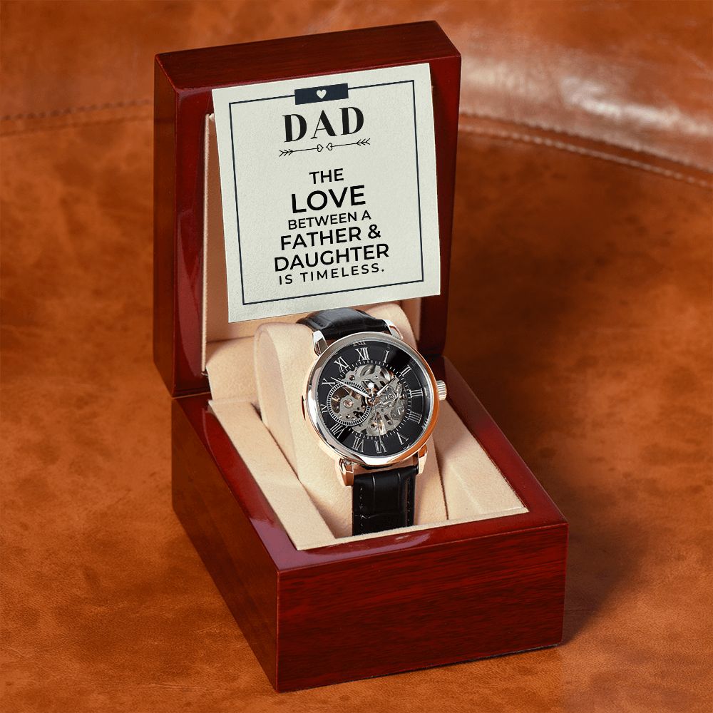Gift For Dad From Daughter | Father and Daughter Men's Watch 0670T2