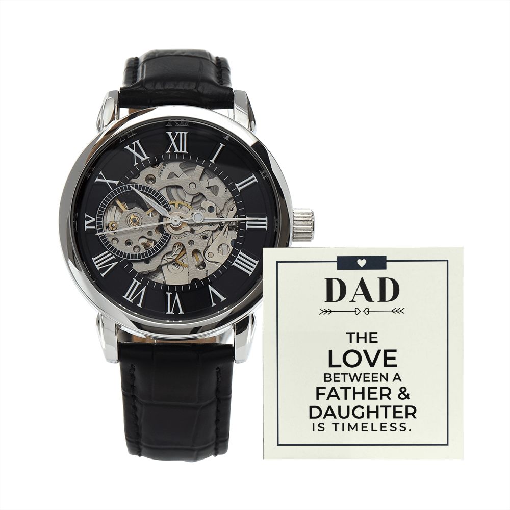 Gift For Dad From Daughter | Father and Daughter Men's Watch 0670T2