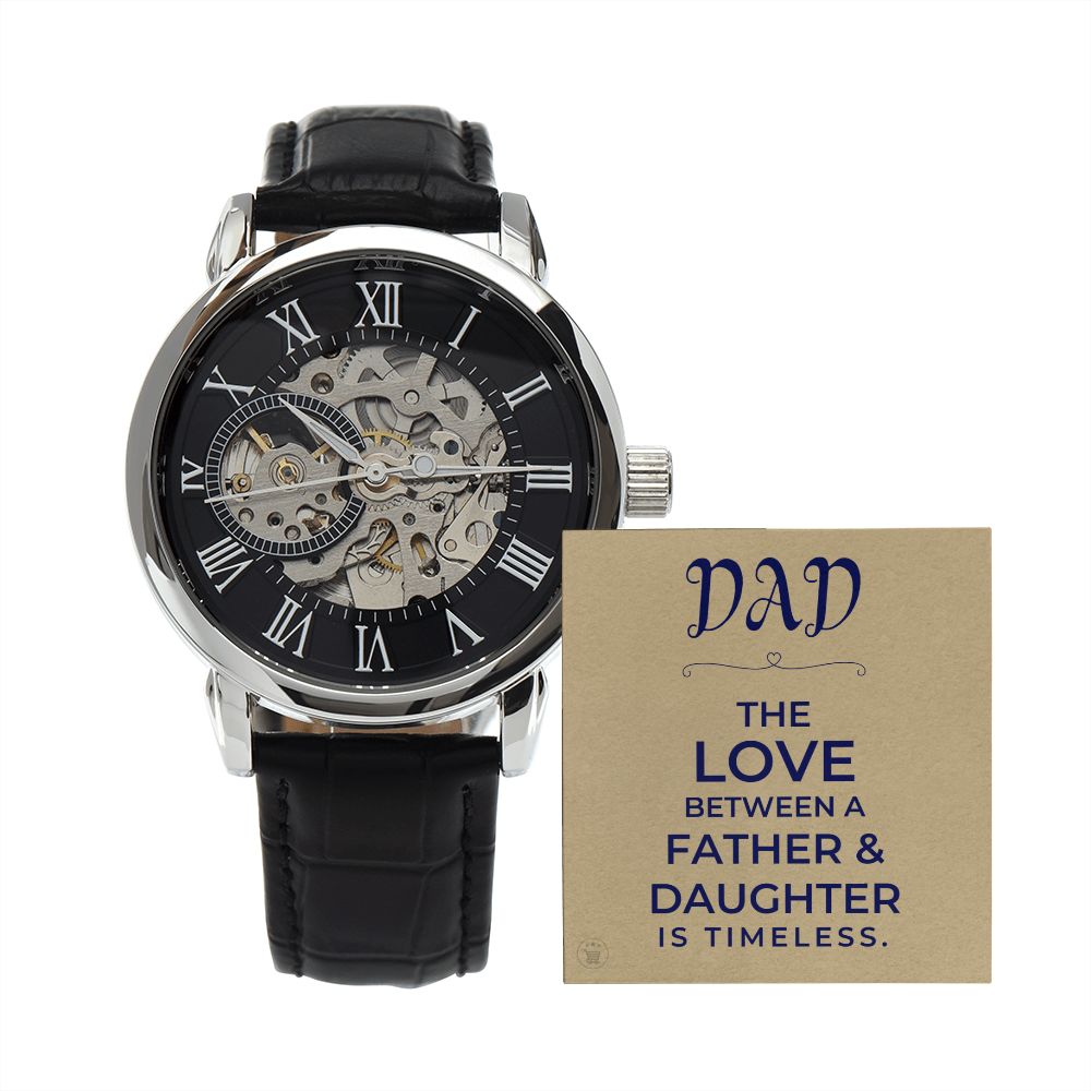 Gift For Dad From Daughter | Father and Daughter Men's Watch 0670T6