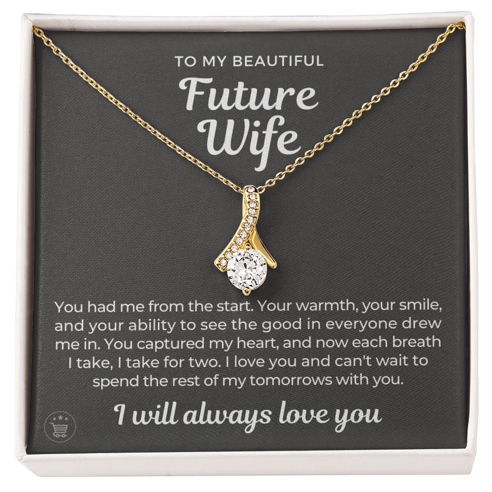 Future Wife, Mrs. Gift | Each Breath Necklace 0641T3