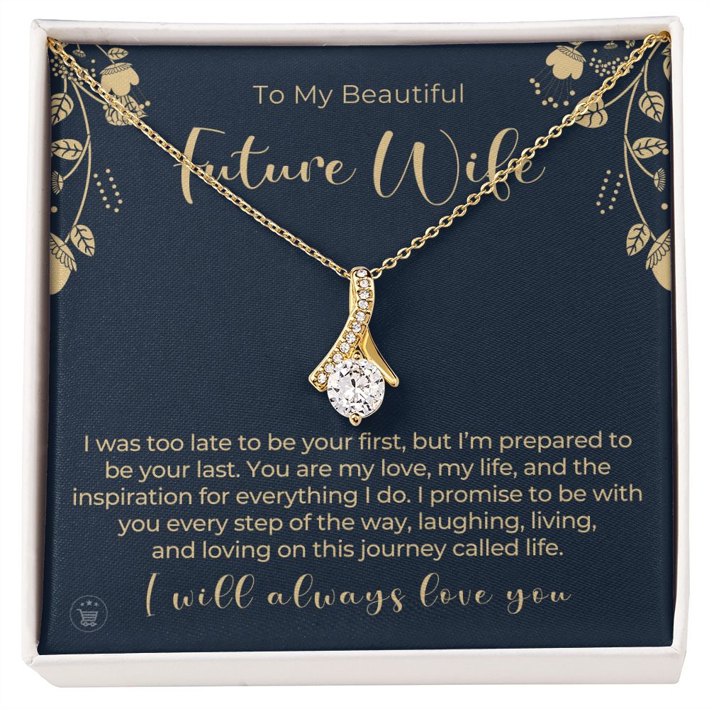Future Wife, Mrs. Gift | Every Step Necklace 0644T9
