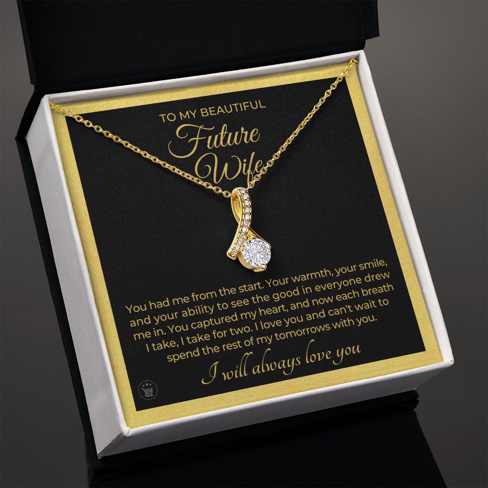 Future Wife, Mrs. Gift | Each Breath Necklace 0641T6