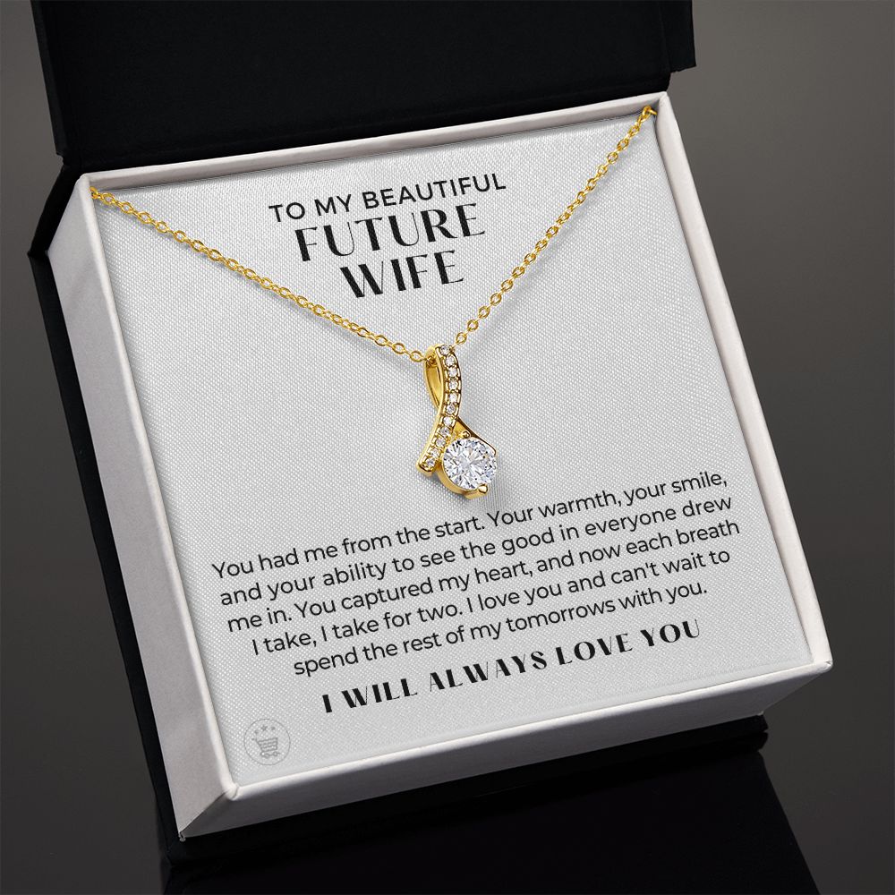 Future Wife, Mrs. Gift | Each Breath Necklace 0641T4