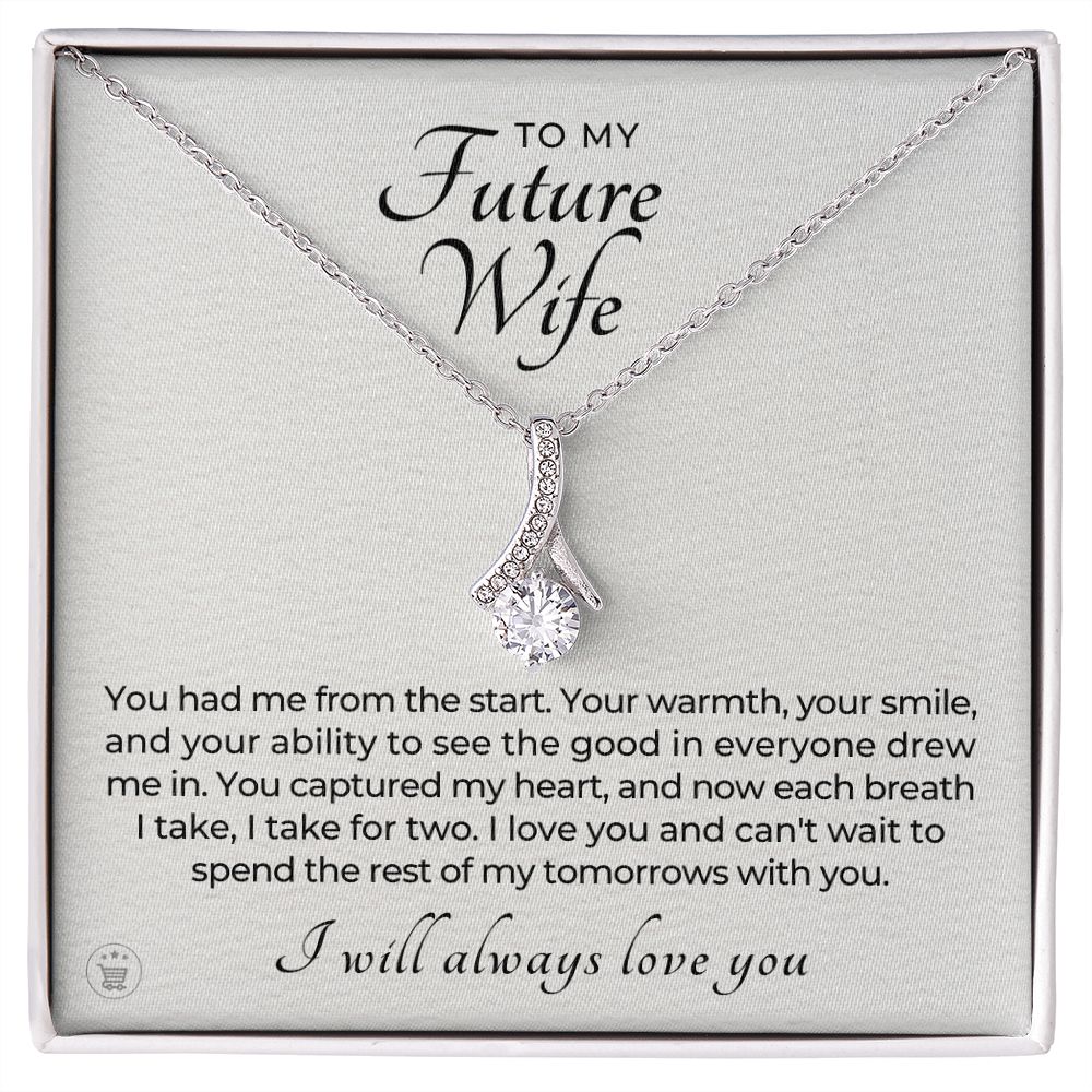 Future Wife, Mrs. Gift | Each Breath Necklace 0641T1