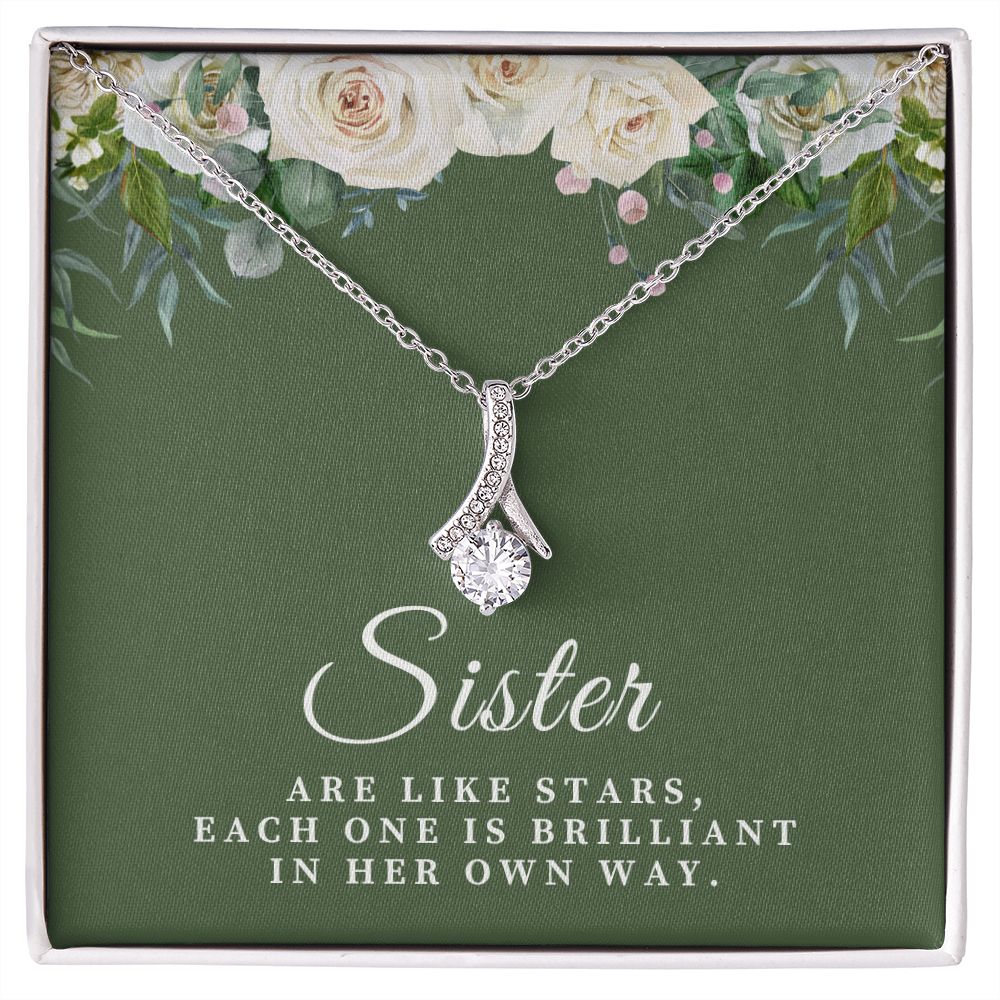 Sisters Are Like Stars Alluring Beauty Necklace 2222