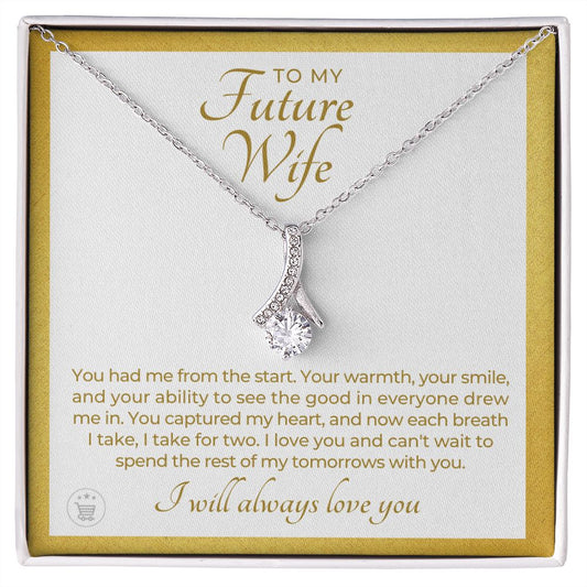 Future Wife, Mrs. Gift | Each Breath Necklace 0641T5