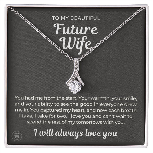 Future Wife, Mrs. Gift | Each Breath Necklace 0641T3