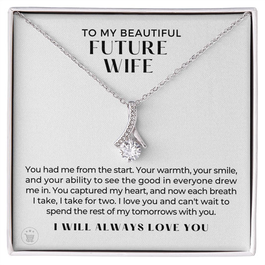 Future Wife, Mrs. Gift | Each Breath Necklace 0641T4