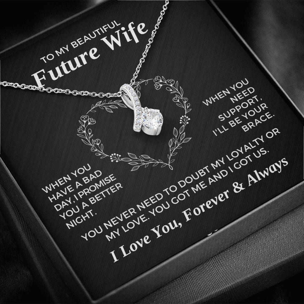 Future Wife, Mrs. Gift | I Love You Necklace 0733T6A