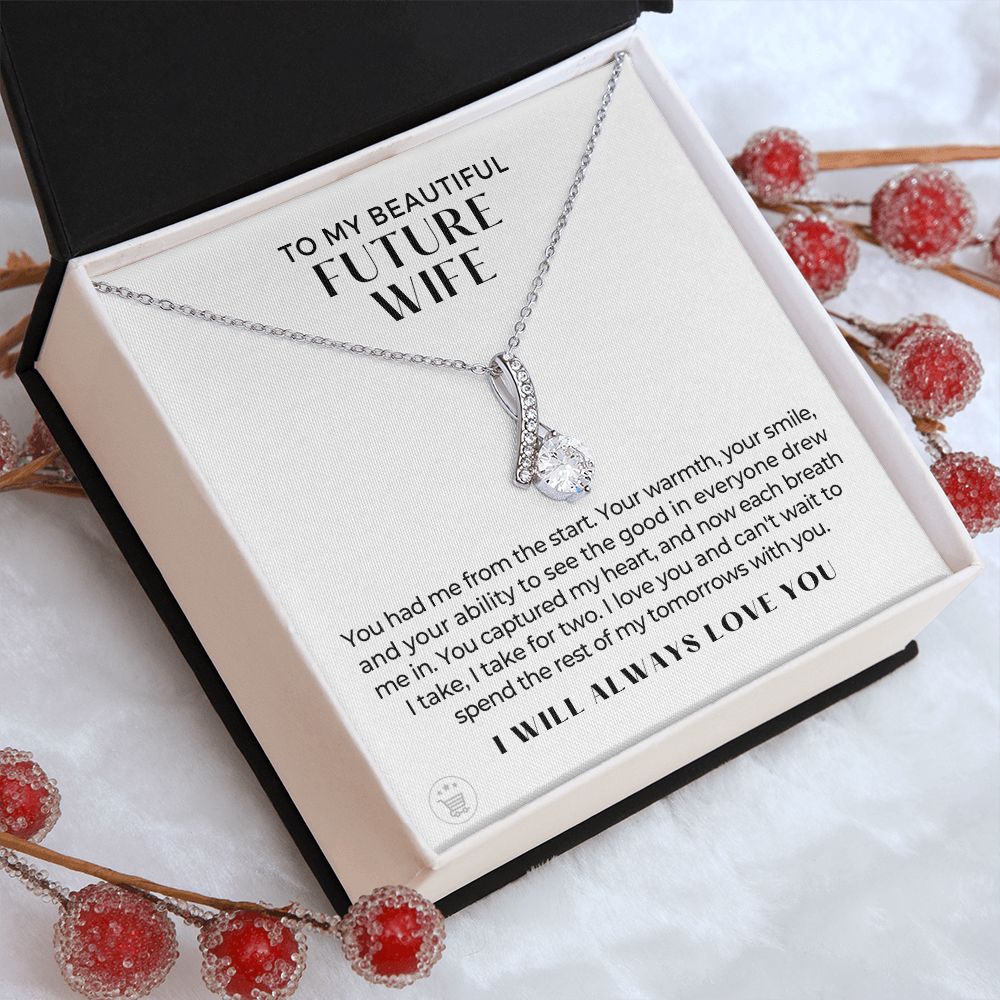 Future Wife, Mrs. Gift | Each Breath Necklace 0641T4