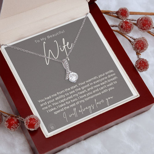 Gift For Wife | Each Breath Necklace 0642T11